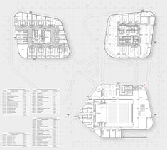 the site plan for the new building, which is being constructed in two different sections