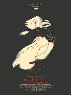 a movie poster with a rabbit on it's back