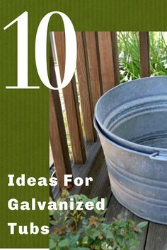 10 Ideas For Galvanized Tubs Galvanized Tub Planter, Pallets Diy, Galvanized Tub, Metal Tub, Garden Pallet, Front Porch Ideas Australia, Diy Pallet Furniture Outdoor, Wash Tubs, Front Porch Ideas Curb Appeal