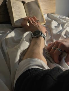 #aesthetic #reading #books #read #boyfriend #hands #bracelet #ring #booklover #wallpaper Reading Men Aesthetic, Reader Boyfriend Aesthetic, My Book Boyfriend, Book Boyfriends Aesthetic Dark, Men Reading Books Aesthetic, Fictional Men Aesthetic, Booklover Wallpaper, Book Boyfriend Aesthetic, Book Boyfriends Aesthetic