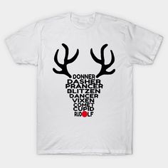 Santas reindeer, christmas t-shirt. -- Choose from our vast selection of Crewneck and V-Neck T-Shirts to match with your favorite design to make the perfect graphic T-Shirt. Pick your favorite: Classic, Boxy, Tri-Blend, V-Neck, or Premium. Customize your color! For men and women. Reindeer Christmas, Santa And Reindeer, Christmas T Shirt, Christmas Tshirts, Reindeer, Circuit, V Neck T Shirt, Graphic T Shirt, Graphic Tshirt