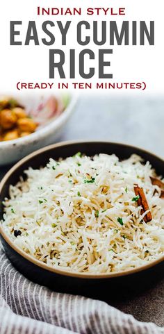 Perfect Jeera Rice (Indian Cumin Rice) Side Dish For Chicken, Cumin Rice, Luscious Recipes, Large Marge, Tagine Cooking, Basmati Rice Recipes, Dal Fry, Dal Makhani, Indian Rice Recipes