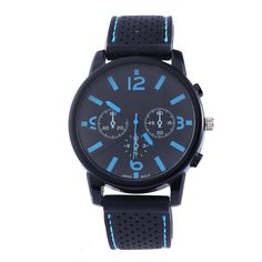 Item Type: Watches Material: Stainless Steel, Leather Dial’s Diameter: 4 cm/ 1.6 inch Band’s Length: 22 cm/ 8.7 inch Color: 4 Colors Outdoor Watch, Geneva Watch, Men's Watches Luxury, Mens Sport Watches, Mens Watches Black, Sports Style, Style Watch, Casual Sport, Waterproof Watch