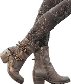 Fall Martin Boots With Buckle Closure And Pointed Toe, High Heel Martin Boots With Buckle For Fall, High Heel Martin Boots With Buckle Closure For Fall, Fall High Heel Martin Boots With Buckle Closure, Fall Martin Boots With Stacked Heel And Round Toe, Fall Moto Boots With Closed Toe, Vintage Ankle-high Moto Boots For Fall, Mid Rise Boots, Buy Boots