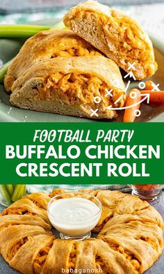 Need a show-stopping Football Sunday dish? Try a crowd-pleasing game day crescent roll buffalo chicken ring, one of our favorite Super Bowl party food ideas for a crowd. This quick and easy shredded chicken recipe is perfect as an appetizer or a dinner main dish. Crispy, flaky, high-protein, and flavorful, it’s a must-add to your list of football party food ideas.