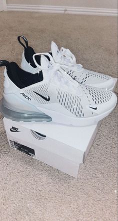 White 270 Nike Outfits, Preppy Shoes Nike 270, Airmax 270 Nike, Nike Air Max 270 Women Outfit Ideas, Sport Sneakers Nike, 270s Nike Shoes, Trendy Sneakers For Women 2022 Nike, Nike Shoes 270 Women, 270 Nike Shoes Outfit