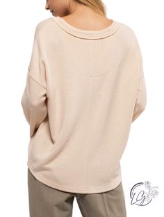 Ribbed pullover knit V neckline Fabric: 87% Polyester, 9% Rayon, 4% Spandex V Neckline, Lilac, Spandex, Boutique, Knitting, Sweatshirts, Fabric