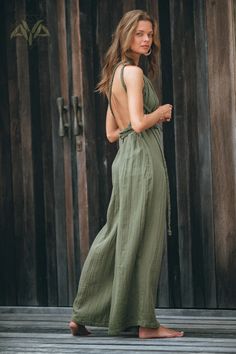 Jumpsuit Women Braided Romper Women Sage Green Overalls - Etsy Bohemian Wide Leg Maxi Dress For Summer, Bohemian Wide Cut Summer Maxi Dress, Green Bohemian Jumpsuits And Rompers For Spring, Bohemian Green Jumpsuits And Rompers For Spring, Bohemian Beach Overalls And Rompers, Bohemian Style Beach Jumpsuits And Rompers, Bohemian Beach Jumpsuits And Rompers, Bohemian Beach Jumpsuits, Bohemian Summer Overalls Jumpsuits And Rompers