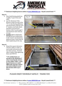 the instructions for how to install an american muscle bench