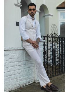 summer suit, linen suit, cream suit, formal wear, italian style, 2 piece suit, men in suits, wedding suit, prom suit Men In Suits Wedding, Men Summer Suit, 2 Piece Suit Men, Suit Prom, Summer Suits Men, Cream Suit, Prom Suit, Beige Wedding