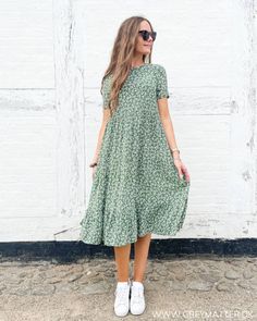 Casual Frocks, Trendy Dress Outfits, Casual Style Outfits, Trendy Dresses, Modest Dresses, Modest Outfits, Stylish Dresses, Modest Fashion