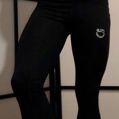 Women's 100% Polyester 3/4 Length Leggings. Brand New From Our Collection! Fitted Sports Capri Pants, Black Compression Capri-length Yoga Pants, Fitted Capri Length Sports Pants, Black Compression Capri Yoga Pants, Black Fitted Capri-length Activewear, High Stretch Black Capris For Gym, Black Moisture-wicking Capri Leggings, Fitted Black Yoga Capris, Fitted Gym Capri Pants