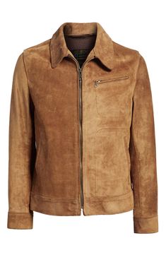 Mens Long Jacket, Suede Trucker Jacket, Trucker Jacket Men, Suede Jacket Men, Brown Leather Jacket Men, Mens Business Casual Outfits, Jackets Men Fashion, Business Casual Men, Brown Leather Jacket