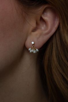 A dainty take on the signature fleurette design.  The Petite Bloom Earrings are perfect for everyday yet feel slightly elevated. They are the perfect earrings if you are looking for a simple statement.   Lightweight and comfortable to wear.  Due to the nature of natural pearls each pair is slightly different and unique to you. Closure: post Sold in pairs Materials: 14K Gold Filled or Sterling Silver Measures approx. 1/2" in length Handmade in New York Arrives perfectly packaged, ready for gift-giving! Dainty Hypoallergenic Jewelry For Everyday Elegance, Hypoallergenic Dainty Elegant Jewelry, Delicate Everyday Elegance Jewelry With Matching Earrings, Delicate Yellow Gold Pearl Earrings Set, Elegant Tiny Teardrop Earrings, 14k Gold Dangle Bridal Earrings As Gift, Dainty 14k Yellow Gold-filled Earrings, Dainty 14k Yellow Gold Filled Earrings, Delicate Dangle Earrings For Everyday Elegance