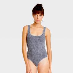 Women's Seamless Bodysuit - Colsie Size Large Nwt Seamless Pullover Bodysuit Bring Cool Style To Your Casual Closet Round Neckline With U-Back Provides A Sleek Look Soft Fabric With Added Spandex Lends Flexible Comfort Unlined Cups Help Accentuate The Natural Figure Lined Scoop Neck Bodysuit For Loungewear, Fitted Seamless Gray Bodysuit, Fitted Gray Seamless Bodysuit, Gray Stretch Seamless Bodysuit, Seamless Stretch Bodysuit For Loungewear, Stretch Seamless Bodysuit For Loungewear, Fitted Seamless Bodysuit, Seamless One-piece Tank Top, Seamless Stretch Bodysuit For Lounging