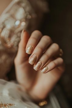 Get inspired by these 101 gorgeous gold wedding nails for a perfect bridal look. #GoldWeddingNails #WeddingInspo #BridalTrends Click to see all designs! Bridal Nail Art Indian Golden, Bridal Nail Art Indian, Bridal Nails Wedding Indian, Gold Wedding Nails, Gel Nail Paint, Golden Nails Designs, Pageant Looks, Red Sparkle Nails, Wedding Toe Nails