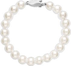 Single Strand Akoya Pearl Bracelet, Single Strand Round Akoya Pearl Bracelet, Hand-strung Classic Round Pearl Bracelet, Classic Hand-strung Round Pearl Bracelet, Classic Hand-strung Pearl Bracelet With Round Beads, Classic Hand-strung Pearl Bracelet, Formal Pearl Bracelet With Sterling Silver Clasp, Cultured Pearl Bracelet, The Pearl