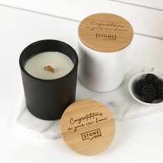 Personalised Engraved Corporate Wood Wick Soy Candle with Wooden Lid Company or Client Gift Mdf Corporate Gifts, Resin Corporate Gift, High End Corporate Gifts, Wooden Corporate Gifts, Luxury Corporate Gifts, Corporate Client Gifts, Personalized Corporate Gifts, Corporate Christmas Gifts, Black Raspberry