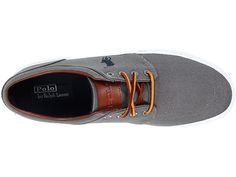 Polo Ralph Lauren Faxon Low | Zappos.com Casual Canvas Sneakers With Embroidered Logo, Gray Cotton Casual Sneakers, Casual Gray Cotton Sneakers, Gray Lace-up Cotton Sneakers, Casual Cotton Sneakers With Elastic Laces, Casual Sneakers With Lacing For Spring, Casual Spring Sneakers With Lacing, Casual Textile Sneakers With Embroidered Logo, Casual Sneakers With Embroidered Logo For Spring