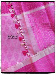 Pallu Tassels Designs, Pallu Designs, Saree Tassel, Tassels Fashion Clothing, Saree Kuchu New Designs, Tassels Designs, Designer Tassels