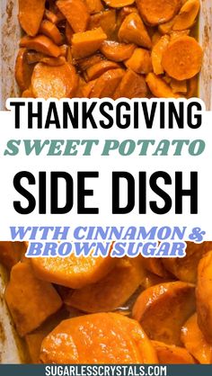 These candied sweet potatoes are a delicious and comforting side dish perfect for any holiday feast. Made with butter, brown sugar, and a touch of vanilla, this classic candied sweet potatoes recipe will melt in your mouth. Candied sweet potatoes baked to perfection with a rich, sweet sauce make it a must-try dish for Thanksgiving or any cozy family dinner. Vegan Candied Sweet Potatoes, Sweet Potato For Diabetics, How To Bake Sweet Potatoes, Sweet Potato Recipes Stove Top, Sauce For Sweet Potatoes, Bake Sweet Potato In Oven, Boiled Sweet Potato Recipes, Sweet Potatoes In Oven, Oven Baked Sweet Potatoes