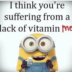 a minion holding a game controller with the caption i think you're suffering from a lack of vitamin me