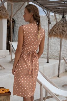 Lola Midi Wrap Dress | Coco Dot · HAZEL & FOLK Brunch Midi Wrap Dress With Tie Waist, Brunch Tie Waist Wrap Midi Dress, Brunch Midi Dress With Tie Waist And Surplice Neckline, Sleeveless Wrap Dress With Tie Waist For Vacation, Knee-length Tie Waist Mini Dress For Vacation, Vacation Surplice Neckline Belted Dress, Fitted Midi Length Wrap Dress For Beach, Vacation Dress With Belted Surplice Neckline, Brunch Wrap Midi Dress With Tie Waist