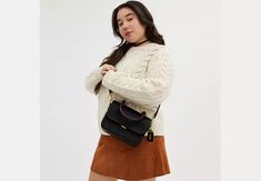 COACH® | Rogue Top Handle Bag In Colorblock Coach Shoulder Bag With Detachable Handle For Fall, Coach Leather Satchel For Fall, Coach Black Satchel For Fall, Black Coach Satchel For Fall, Coach Satchel For Fall, Coach Rogue, Perfectly Organized, Large Wallet, Leather Style