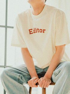 Editor's NotesNORD STUDIO's basic and versatile t-shirt with a lettering graphic on the front.- Pullover closure- U neckline- Durable cotton fabric- Lettering print on the front- Versatile itemMeasurements(in.)M(2)/L(3)- Total length: 28.54 / 28.74 in.- Shoulder: 21.06 / 22.24 in.- Chest: 23.03 / 24.60 in.- Sleeve: 9.25 / 9.44 inModel info Man -  Height: 6'00 Fitting size LComposition & Care- 100% Cotton- Please check the labelDesigner- by NORD STUDIO Tshirt Product Photography, A Lettering, Creative Photography, Graphic T Shirt, Graphic Tshirt, Cotton Fabric, Off White, Top Outfits, Mens Outfits