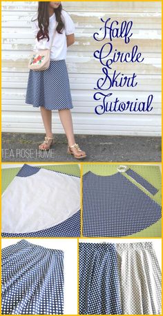 Circle Skirt Pattern Diy, Patterns Skirt, Sewing Patterns Free Beginner, Half Circle Skirt, Circle Skirt Tutorial, Circle Skirt Pattern, Skirt Pattern Free, Sewing Patterns Free Women, Skirt Patterns