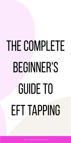 Are you curious about EFT? Wondering if tapping can ACTUALLY change your mindset, feelings, or behaviors? The answer is YES and today we're sharing our complete beginner's guide to EFT tapping to get you started! SAVE for later | thealignedlife.co | self development, personal growth, manifestation, spirituality, psychology Growth Manifestation, Eft Tapping Scripts, Tapping Scripts, Manifestation Spirituality, Eft Tapping, Save For Later, Change Your Mindset, Healing Journey, Migraine