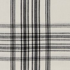 a black and white plaid pattern on fabric