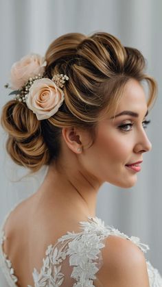 Discover elegant bridal floral bun hairstyles for weddings in this comprehensive hairstyle guide Open hair side swept and fancy ponytail are just a few of the options detailed here Explore low buns fancy ponytails down hairstyles and high ponytails for your special day Whether you prefer an elegant ponytail side-pinned hair or an elaborate hairband this article has everything you need to create the perfect wedding hairstyle