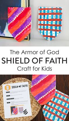 the armor of god shield of faith craft for kids