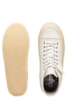 A 70s-inspired aesthetic defines a sharp street sneaker built from supple leather and set on a durable rubber cupsole. Leather upper/EVA lining and sole Imported Modern Leather Skate Shoes With Gum Sole, High-top Sneakers With Rubber Sole, Leather Slip-on Skate Shoes With Rubber Sole, Leather Slip-on Skate Shoes With Gum Sole, Leather Skate Shoes With Gum Sole, White Sole High-top Sneakers With Plain Toe, Leather High-top Skate Shoes With Textured Sole, Custom Mid-top Leather Sneakers With Vulcanized Sole, Leather High-top Skate Shoes With Rubber Sole