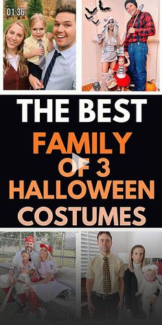 ▷▷ Looking for family Halloween costumes for 3 We've got you covered! These ideas are easy...nny and great is you have a baby...ddler or only child! They would even be great for baby's first Halloween. hallowe, Costume Halloween Famille, Family Costumes For 3, Best Family Halloween Costumes, Disney Family Costumes, Sibling Halloween Costumes, Halloween Costumes For Family, Halloween Costumes For 3, Baby First Halloween, Hallowen Costume