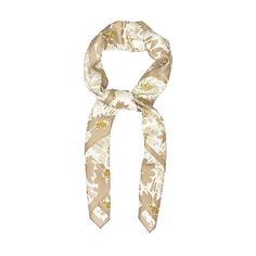 This Silky Bandana Scarf features Soft beige flowers and speckles on a warm light beige background. The options are endless with this Avenue Zoe Floral Speckled Printed Silky Bandana Scarf in Beige! It can be used as a bandana scarf, a beautiful hair wrap, tied as a top or to a handbag for extra flare. The 100% polyester material makes this bandana silky smooth, comfortable to wear as a headwrap or around the neck.Features:Style: Bandana, Hair WrapMaterial: 100% PolyesterColor/Pattern: Beige Flo Elegant Beige Silk Scarf With Floral Print, Cream Floral Print Scarves For Spring, Beige Floral Print Scarves For Spring, Beige Floral Print Scarf For Spring, Beige Silk Scarf For Spring, Bohemian Beige Scarf For Spring, Bohemian Beige Scarves For Spring, Light Beige Background, Style Bandana