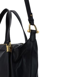 100% Calf Leather Bos Taurus Black Bucket Shoulder Bag With Top Carry Handle, Black Leather Bucket Bag With Top Carry Handle, Black Textured Leather Bucket Bag With Top Handle, Black Textured Leather Top Handle Bucket Bag, Chloe Paraty, High-end Black Textured Leather Shoulder Bag, Fendi Wallet On Chain, Monochrome Pattern, Tom Ford Handbags