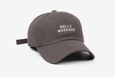 Hello Weekend Hat available in 6 different colors. Getting in the weekend with style! Key Characteristics: Strap Type: Adjustable Material: Cotton Shipping Guaranteed safe + secure checkout 100% money back guarantee Not sold in stores, limited quantity available Everyday Summer Snapback Baseball Cap, Summer Everyday Snapback Baseball Cap, Summer Everyday Snapback Hat With Curved Brim, Summer Curved Brim Trucker Hat For Everyday, Casual Travel Hat One Size Fits Most, Casual Travel Hat, Spring Everyday Snapback Hat With Flat Brim, Summer Snapback Hat For Everyday, Everyday Snapback Summer Hat