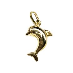 18k Dolphin Charm Pendant or Charm. To add on a bracelet or a chain Luxury Yellow Gold Pendant Charms, Elegant Bracelets With Pendant Charms, Elegant Gold Charms For Formal Occasions, Elegant Gold Plated Charms, Elegant 14k Yellow Gold Charms, Elegant Gold Charms, Tarnish Resistant, Elegant Gold Charms Tarnish Resistant, Luxury 14k Yellow Gold Charms, Elegant Yellow Gold Charms For Gifts