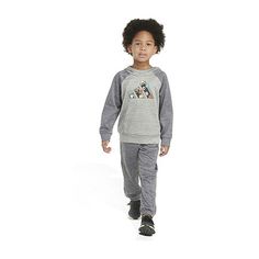 Warm, comfy and coordinated. This two-piece adidas outfit for boys includes a pullover hoodie and jogger-style pants with an elastic waistband. Both pieces are made from soft polyester fleece. Assorted colors and graphics give kids options.# Pieces In Set: 21st Piece Description: Hoodie1st Piece Pockets: 1 Kangaroo Pocket(s)1st Piece Fabric: Fleece1st Piece Fiber Content: 100% Polyester1st Piece Care: Machine Wash, Tumble Dry2nd Piece Description: Pants2nd Piece Closure Type: Full Elastic2nd Pie Casual Cotton Sweats For Playwear, Casual Adidas Tracksuit For Sports, Casual Long Sleeve Activewear For Play, Adidas Casual Joggers For Loungewear, Casual Long Sleeve Tracksuit For Playwear, Casual Adidas Joggers For Loungewear, Adidas Casual Cotton Joggers, Casual Long Sleeve Adidas Activewear, Casual Adidas Long Sleeve Activewear