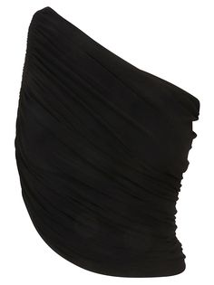 One-shoulder top with side gathering Colour: black Composition: 95% polyester, 5% spandex Black Off-shoulder One Shoulder Top, Evening Draped One Shoulder Ruched Top, Black One-shoulder Elastane Tops, Draped Elastane Tops For Night Out, Black One-shoulder Top With Asymmetrical Neckline, Black One Shoulder Top With Asymmetrical Neckline, Asymmetrical Ruched One Shoulder Top For Night Out, Black Ruched Top With Asymmetrical Neckline, Fitted Black One Shoulder Top With Ruched Detail