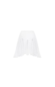 (7-14 business days Pre-Order) The Godet technique emphasizes fullness and volume in the Ms. Godet Mini Skirt with the use of precisely cut triangular chiffon panels inserted between the main fabric.Its silk chiffon construction adds a lightweight whimsical feel. Match with the Godet Bra. Product Details: Professional Dry Clean Composition: Light Silk Satin Proudly made in Thailand Size+Fits: XXS: Bust 29.5" Waist 22.5" Hips 33.5"XS: Bust 31.5” Waist 24.5” Hips 35.5”S: Bust 33.5” Waist 26” Hips Stolen Stores, Light Silk, Silk Chiffon, White Skirts, Silk Satin, Pre Order, Baby Blue, Mini Skirt, Mini Skirts