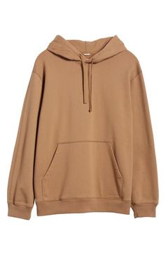 This quality-made drawstring hoodie is handcrafted in Canada from soft cotton terry. 26 1/2" length (size Medium) Drawstring hood Ribbed cuffs and hem Kangaroo pocket Smooth flatlock seaming designed to eliminate rubbing and irritation Lined hood 100% cotton Machine wash, tumble dry Made in Canada Brown Sweatshirt With Ribbed Cuffs For Spring, Spring Brown Sweatshirt With Ribbed Cuffs, Drawstring Hood French Terry Hoodie For Fall, French Terry Hoodie With Drawstring For Fall, Cotton Hooded Sweats For Fall, Hooded Cotton Sweats For Fall, Fall French Terry Hoodie With Drawstring, Cotton Hoodie For Everyday, Cotton Sweats With Adjustable Hood For Fall