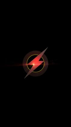 the flash logo is shown in red and yellow on a black background with lightening