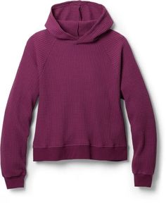 The North Face Chabot Hoodie - Women's | REI Co-op Winter Waffle Knit Long Sleeve Hoodie, Hooded Waffle Knit Loungewear Hoodie, Waffle Knit Hoodie For Loungewear, Outdoor Cotton Hoodie, Cotton Waffle Knit Hooded Hoodie, Fall Waffle Knit Long Sleeve Hoodie, Fleece Hoodie By The North Face For Fall, The North Face Long Sleeve Sweatshirt For Fall, Fall Fleece Hoodie By The North Face