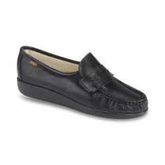 Womens Loafers Black, Sas Shoes, Shoe Shopping, Dress Loafers, Black Loafers, Only Shoes, Double Wide, Penny Loafers, Loafers For Women