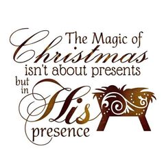 the magic of christmas isn't about presents but in its presence