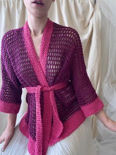 Pink Sweater For Summer Layering, Pink Open Knit Summer Cardigan, Bohemian Pink Cardigan For Layering, Summer Pink Open Knit Cardigan, Pink Bohemian Cardigan For Layering, Pink Open Knit V-neck Cardigan, Pink V-neck Open Knit Cardigan, Bohemian Pink Knit Cardigan, Pink Knit Cardigan For The Beach