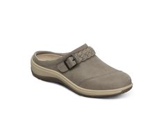 Taupe Shoes, Body Alignment, Orthotic Shoes, Women's Slip On Shoes, Casual Leather Shoes, Heel Pain, Every Step You Take, Casual Slippers, Braided Strap